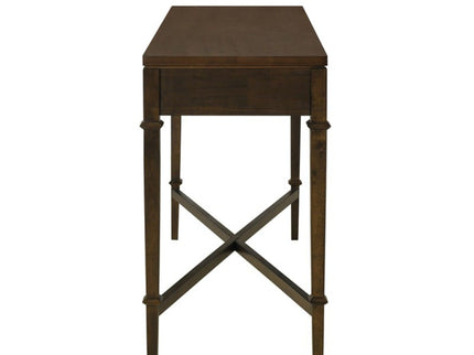 Fluted - 2 Drawer Storage Console Table - Brown