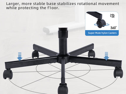 Criss Cross Office Chair With Adjustable Height, Ergonomic Design
