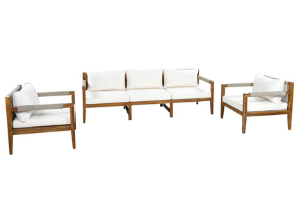 3 Piece Outdoor Sectional Sofa Set