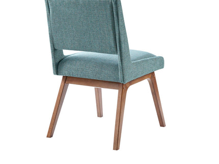 Dining Chair With Upholstered Seat And Back (Set of 2) - Blue