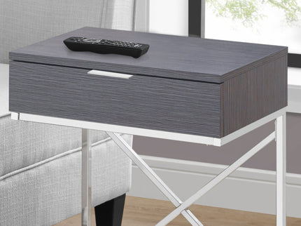 Accent Side Table, Storage Drawer, Spacious Tabletop, Contemporary & Modern