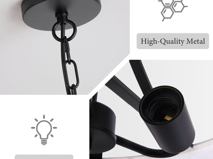 3 Light Drum Pendant Light