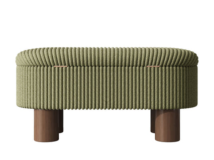 Storage Ottoman Upholstered Bench With Lift Top Storage For Bedroom