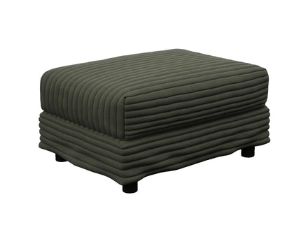 Convertible Deep Seat Sofa With Soft Pillows And Ottomans
