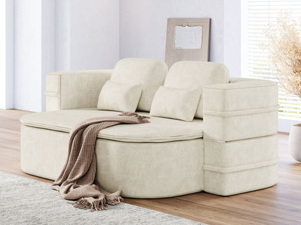2 In 1 Foldable Sofa Bed With Multi Functional Blanket, Floor Lounge Sofa