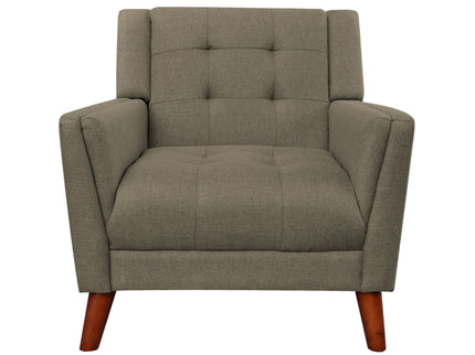 Luminaesque - Fabric Upholstered Armchair With Tufted Back