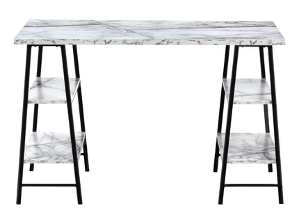 Computer Desk For Home Office, Laptop, Storage Shelves, Contemporary & Modern