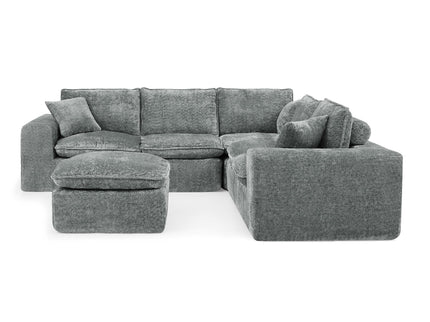 Sectional Sofa With Moveable Ottoman