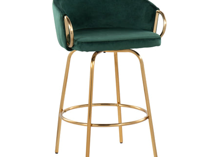 Claire - Contemporary & Glam Counter Stool (Set of 2)