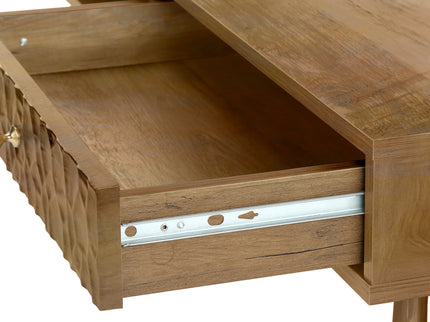 Coffee Table, Accent, Cocktail, Rectangular, Storage, Living Room, Wood Legs, Mid Century - Walnut