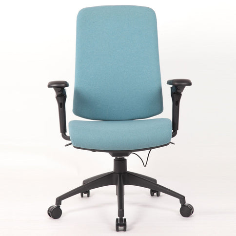 Office Chair With Mid Back Design, 5D Armrests And Multi Position - Blue
