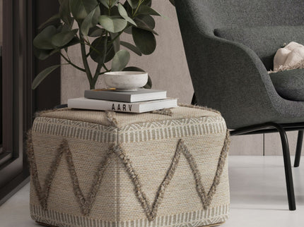 Sweeney - Upholstered Square Pouf
