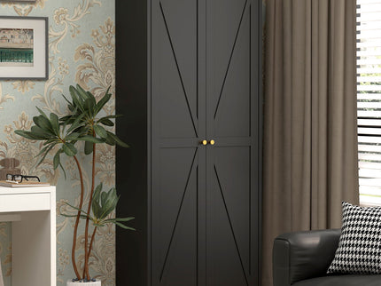 Adjustable 2 Door Storage Cabinet With Adjustable Shelves