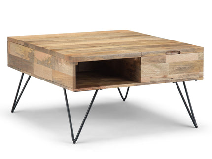 Hunter - Lift Top Square Coffee Table - Natural
