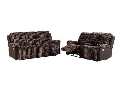 Bruni - Console Reclining Loveseat With Manual Recline