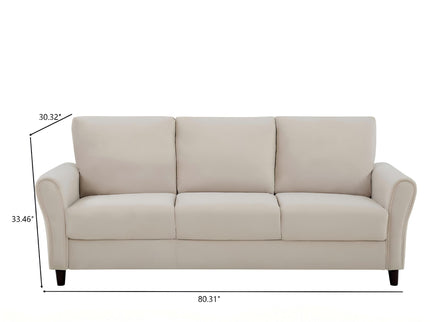 Patricia - Curved Arm 3 Seater Sofa