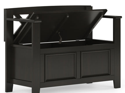 Amherst - Small Transitional Entryway Storage Bench