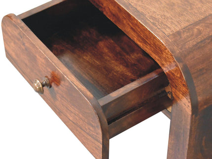 Disc Nightstand - Walnut