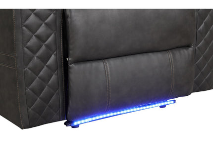 Benz - LED & Power Recliner Chair With Adjustable Headrest