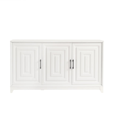 TV Stand, Media Console Cabinet With 2 Spacious Storage Space