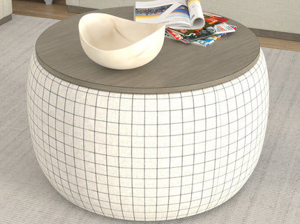 Storage Ottoman - White