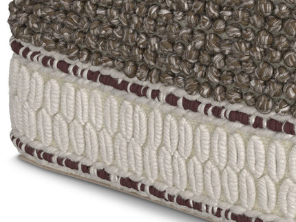Grady - Handcrafted Square Pouf