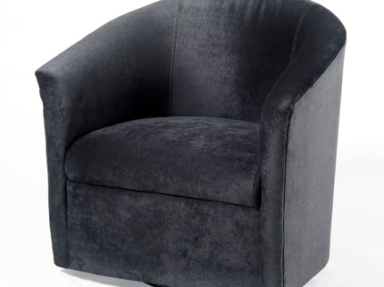 Eden - Swivel Chair With Upholstery And Hardwood Frame