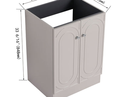 Modern Freestanding Bathroom Vanity With Soft Close Cabinet Doors