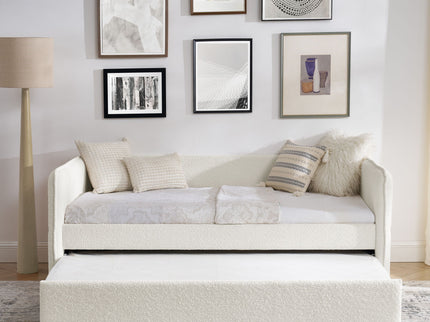 Upholstered Daybed With Pop Up Trundle