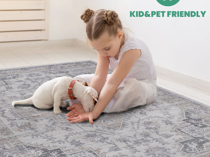 Marfi - 6' X 9' Oriental Area Rug - Ivory / Beige