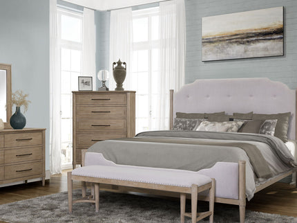 Open Nightstand With 2 Drawers