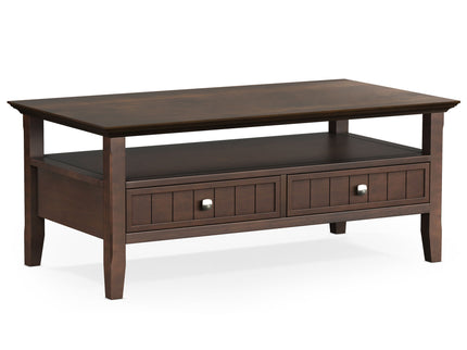 Acadian - Coffee Table With Drawer - Brown