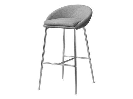 Bar Stool, Bar Height, Contemporary & Modern (Set of 2) - Gray