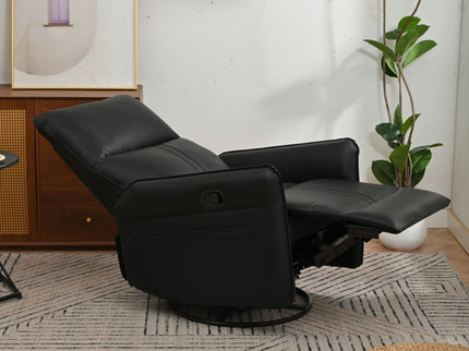 360° Modern Small Rocking Swivel Recliner Chair With Side Pocket