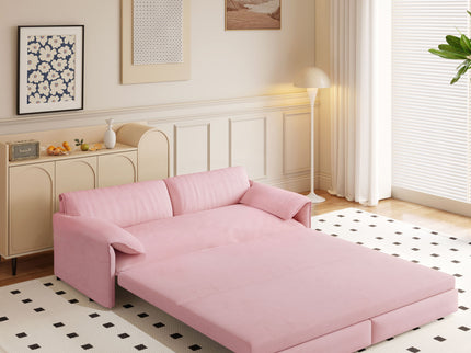 Queen Pull Out Sofa Bed With Side Storage