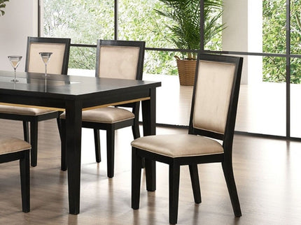 Dining Chairs With Accent Trim (Set of 2) - Espresso