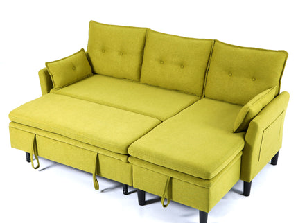 L-Shaped Reversible Chaise Sectional Sofa With Storage