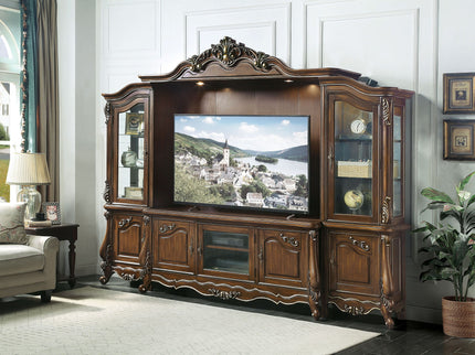 Latisha - Entertainment Center - Antique Oak