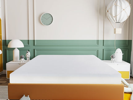 6" Firm Gel Memory Foam Mattress In A Box, Soft Double Layered Mattress Bed - White - Full