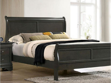 Louis Phillipe Sleigh Bed