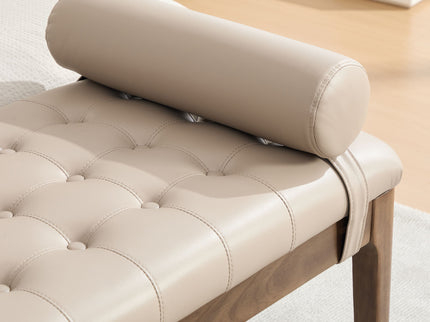 Upholstered End Of Bed Bench With Headrest