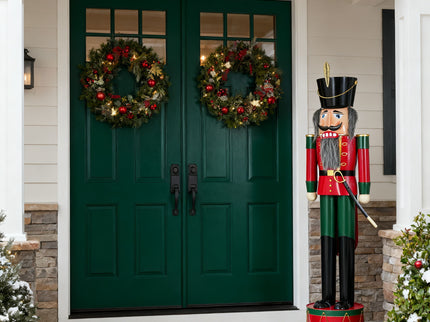Classic Nutcracker Holiday Decor - Green / Red