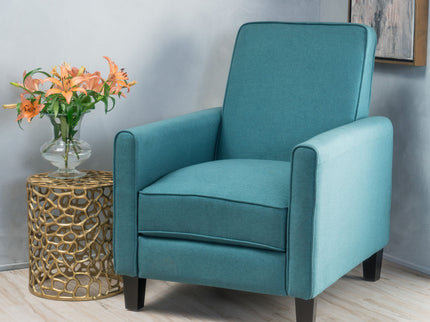 Upholstered Push Back Recliner Chair For Living Room