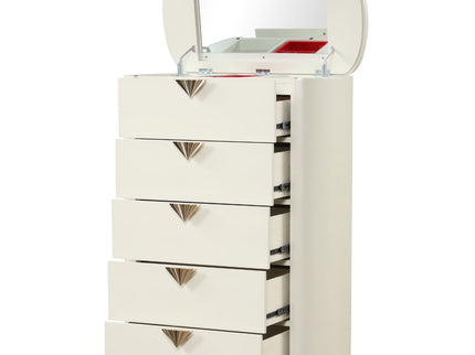 La Pierre - 5 Drawer Chest - Beige