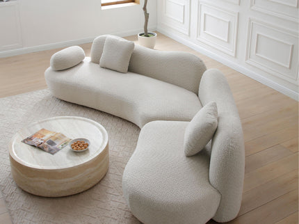 Modern Curved Modular 5 Seater Sofa
