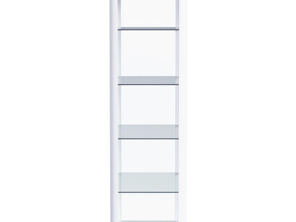 Nevra - 4 Shelf Display LED Curio Cabinet