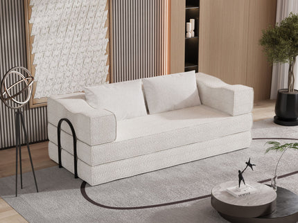 3 Seat Folding Floor Couch & King Size Bed Mattress