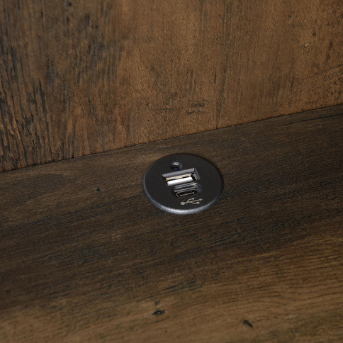 Geary - 3 Shelf Bookcase With USB Charging And Lockable Top Drawer