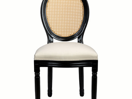 French Country Dining Chairs With Round Back (Set of 2)