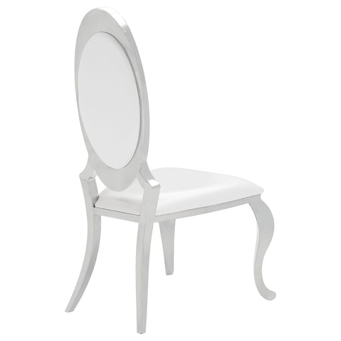 Chester - Upholstered Dining Side Chair (Set of 2) - Creamy White